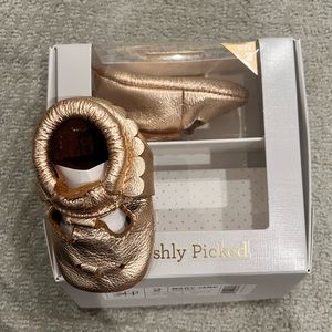 Freshly Picked moccasins.